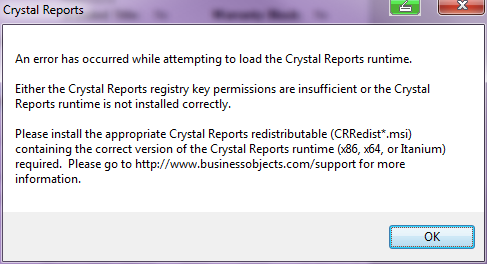 crystal reports runtime 13.0.5 download